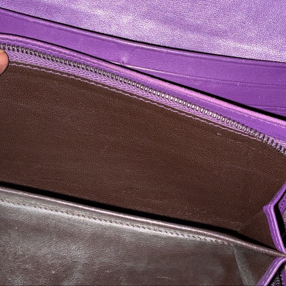 Authentic Bottega long purple wallet - Picture 5 of 5